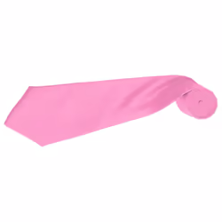 Premier Mens Plain Satin Tie (Narrow Blade) (Pack of 2) - One Size, Pink