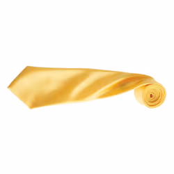 Premier Mens Plain Satin Tie (Narrow Blade) (Pack of 2) - One Size, Sunflower