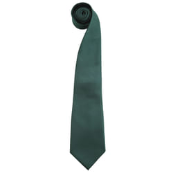 Premier Mens âColoursâ Plain Fashion / Business Tie (Pack of 2) - One Size, Bottle