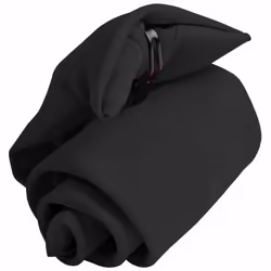Premier Tie - Mens Plain Workwear Clip On Tie (Pack of 2) - One Size, Black