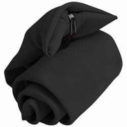 Premier Tie - Mens Plain Workwear Clip On Tie (Pack of 2) - One Size, Black