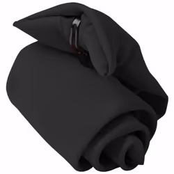 Premier Tie - Mens Plain Workwear Clip On Tie (Pack of 2) - One Size, Black