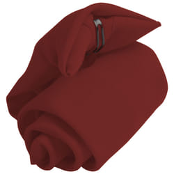 Premier Tie - Mens Plain Workwear Clip On Tie (Pack of 2) - One Size, Burgundy