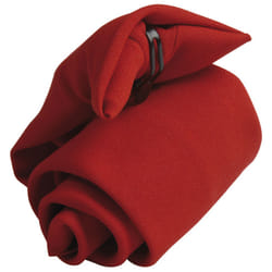 Premier Tie - Mens Plain Workwear Clip On Tie (Pack of 2) - One Size, Red