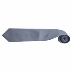 Premier Mens Fashion âColoursâ Work Clip On Tie (Pack of 2) - One Size, Grey