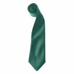 Premier Colours Mens Satin Clip Tie (Pack of 2) - One size, Emerald