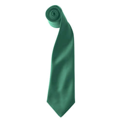 Premier Colours Mens Satin Clip Tie (Pack of 2) - One size, Emerald