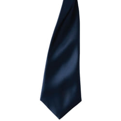 Premier Colours Mens Satin Clip Tie (Pack of 2) - One size, Navy