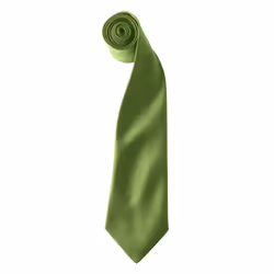 Premier Colours Mens Satin Clip Tie (Pack of 2) - One size, Oasis Green