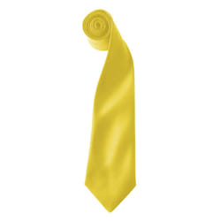 Premier Colours Mens Satin Clip Tie (Pack of 2) - One size, Sunflower