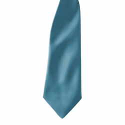 Premier Colours Mens Satin Clip Tie (Pack of 2) - One size, Teal