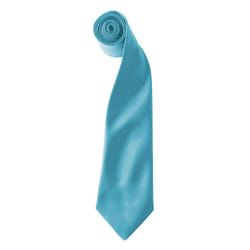 Premier Colours Mens Satin Clip Tie (Pack of 2) - One size, Turquoise