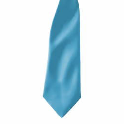Premier Colours Mens Satin Clip Tie (Pack of 2) - One size, Turquoise