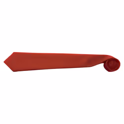 Premier Tie - Men Plain Work Tie (Pack of 2) - One Size, Red