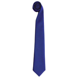 Premier Tie - Men Plain Work Tie (Pack of 2) - One Size, Royal
