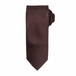 Premier Mens Micro Waffle Formal Work Tie (Pack of 2) - One Size, Brown