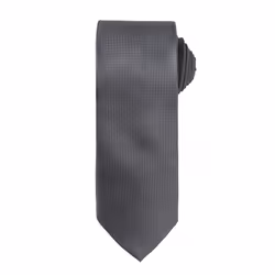 Premier Mens Micro Waffle Formal Work Tie (Pack of 2) - One Size, Dark Grey