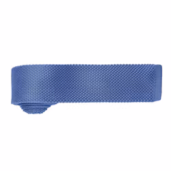 Premier Mens Slim Textured Knit Effect Tie (Pack of 2) - One Size, Mid Blue