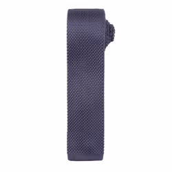 Premier Mens Slim Textured Knit Effect Tie (Pack of 2) - One Size, Steel