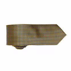 Premier Mens Puppy Tooth Formal Work Tie (Pack of 2) - One Size, Gold