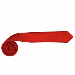 Premier Tie - Mens Slim Retro Work Tie (Pack of 2) - One Size, Red