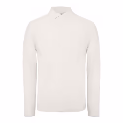 B&C ID.001 Mens Long Sleeve Polo (Pack of 2) - M, Snow