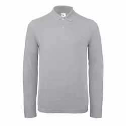 B&C ID.001 Mens Long Sleeve Polo (Pack of 2) - XS, Taupe Grey