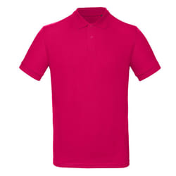 B&C Mens Inspire Polo (Pack of 2) - S, Raspberry Sorbet