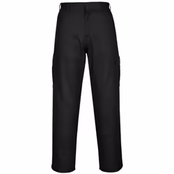 Portwest Mens Combat Work Trousers (Pack of 2) - 40R, Black