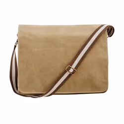 Quadra Vintage Canvas Despatch Bag - 14 Litres (Pack of 2) - One Size, Sahara