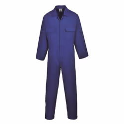 Portwest Mens Euro Work Polycotton Coverall (S999) / Workwear (Pack of 2) - 2XL x Regular, Royal