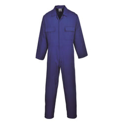Portwest Mens Euro Work Polycotton Coverall (S999) / Workwear (Pack of 2) - 2XL x Regular, Royal
