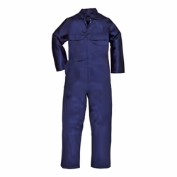 Portwest Mens Euro Work Polycotton Coverall (S999) / Workwear (Pack of 2) - 3XL x Long, Navy