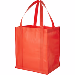 Bullet Liberty Non Woven Grocery Tote (Pack of 2) - 33 x 25.4 x 36.8 cm, Red