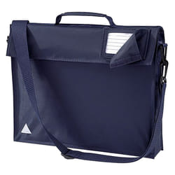 Quadra Junior Book Bag With Strap (Pack of 2) - One Size, French Navy