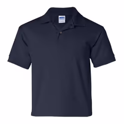 Gildan DryBlend Childrens Unisex Jersey Polo Shirt (Pack Of 2) - S, Navy