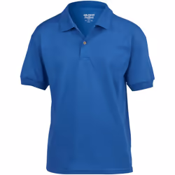 Gildan DryBlend Childrens Unisex Jersey Polo Shirt (Pack Of 2) - S, Royal