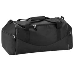 Quadra Teamwear Holdall Duffle Bag (55 Litres) (Pack of 2) - One Size, Black/Graphite