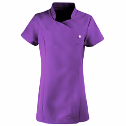 Premier Ladies/Womens *Blossom* Tunic / Health Beauty & Spa / Workwear (Pack of 2) - 24, Purple