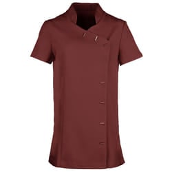 Premier Womens/Ladies *Orchid* Tunic / Health Beauty & Spa / Workwear (Pack of 2) - 16, Burgundy