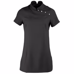 Premier Ladies/Womens *Mika* Tunic / Health Beauty & Spa / Workwear (Pack of 2) - 8, Black