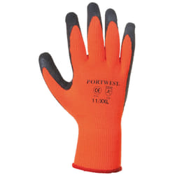 Portwest Thermal Grip Gloves (A140) / Workwear / Safetywear (Pack of 2) - M, Orange