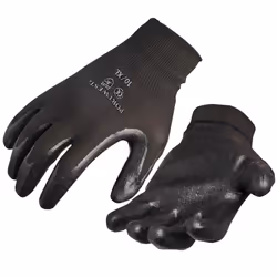 Portwest Dexti Grip Gloves (A320) / Safetywear / Workwear (Pack of 2) - M, Black