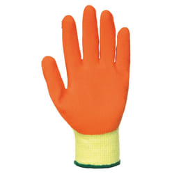 Portwest Fortis Grip Gloves (A150) / Workwear / Safetywear (Pack of 2) - M, Yellow/ Orange