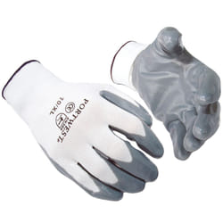 Portwest Flexo Grip Nitrile Gloves (A310) / Safetywear / Workwear (Pack of 2) - XL, Grey