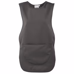 Premier Ladies/Womens Pocket Tabard / Workwear (Pack of 2) - M, Dark Grey