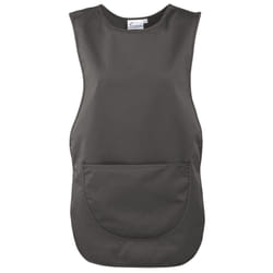 Premier Ladies/Womens Pocket Tabard / Workwear (Pack of 2) - M, Dark Grey
