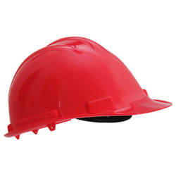Portwest Endurance Headwear Safety Helmet - PP (PW50) / Safetywear (Pack of 2) - One Size, Red