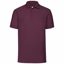 Fruit Of The Loom Childrens/Kids Unisex 65/35 Pique Polo Shirt (Pack of 2) - 12-13, Burgundy