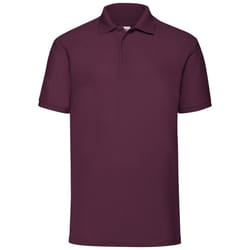 Fruit Of The Loom Childrens/Kids Unisex 65/35 Pique Polo Shirt (Pack of 2) - 12-13, Burgundy